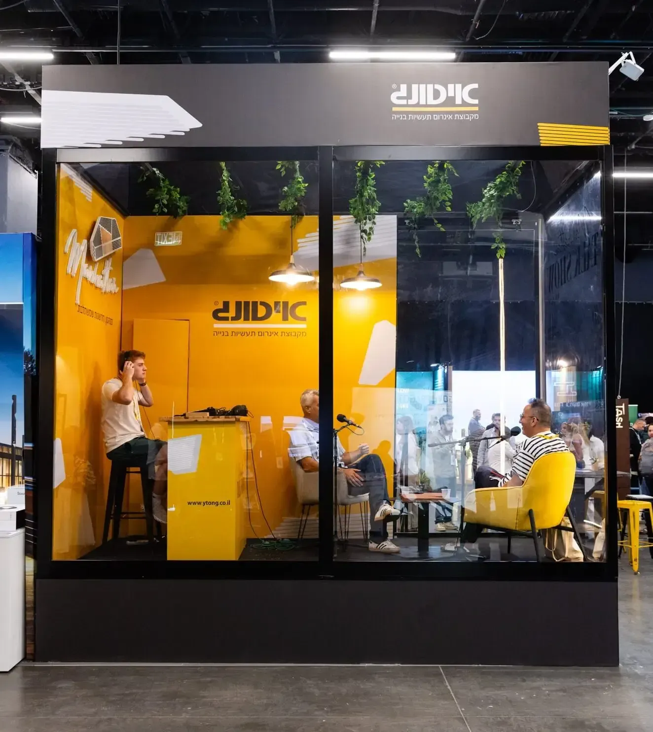 Exhibition pavilion design and podcast launch